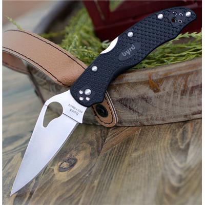 Couteau Spyderco Byrd Harrier 2 Lame Acier 8Cr13MoV BY01PBK2 - Livraison Gratuite