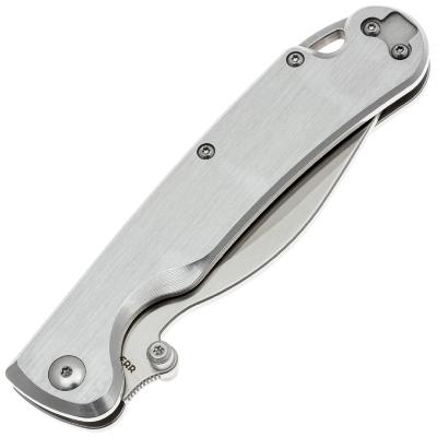 DGRF23FSSV — Couteau Daggerr Pelican Lame Acier VG-10 Drop Point Satiné Manche Acier Inox Frame Lock Livraison Gratuite