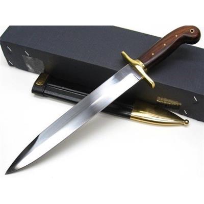 Couteau Cold Steel 1849 Riflemans Manche Bois Etui Cuir CS88GRB - Free Shipping