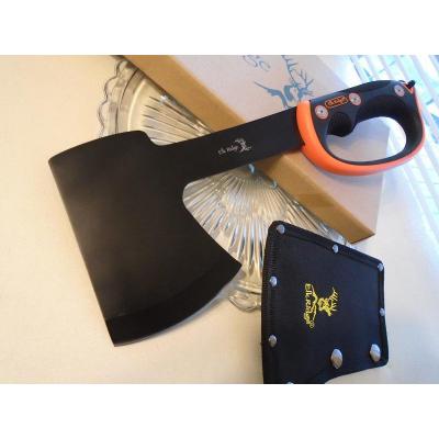 Hache Tomahawk Elk Ridge Colombian Acier Carbone Manche Abs Orange Etui Nylon ERAXE1 - Free Shipping