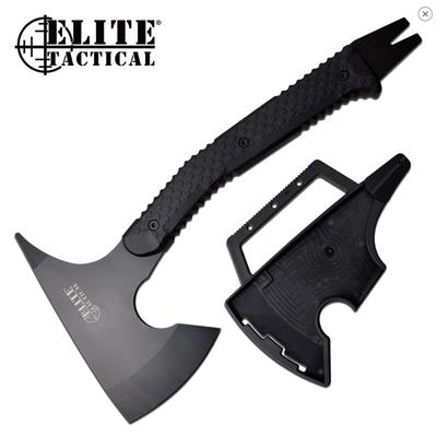 ETAXE001BK Hache Elite Tactical Axe Acier Inox Etui Plastique - Livraison Gratuite