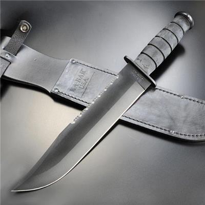 Couteau de Combat Ka-Bar Big Brother Fighting/ Utility Knife Acier 1095 Manche Kraton KABAR Made In USA KA2211 - Free SHipping