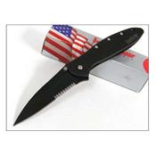 Couteau KERSHAW LEEK BLACK KS1660CKTST SPEED ASSIST USA - LIVRAISON GRATUITE