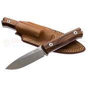 Couteau LionSteel Bushcraft B40 Acier Sleipner Manche Santos Wood Italy LSTB40ST - Livraison Gratuite