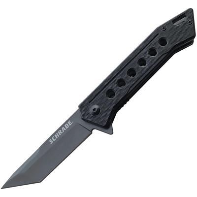 Couteau Schrade Tactical Tanto Lame Acier Inox/Titane SCH1100044 - Livraison Gratuite