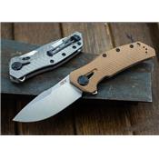 ZT0308 Couteau Zero Tolerance Acier CPM-20CV Manche Coyote Tan G10/Titanium USA - Livraison Gratuite