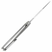 ATZ1879GDM Artisan Cutlery Fragarach | Couteau Lame Clip Point Acier S90V | Manche Titane Dark Matter FatCarbon - Livraison Gratuite