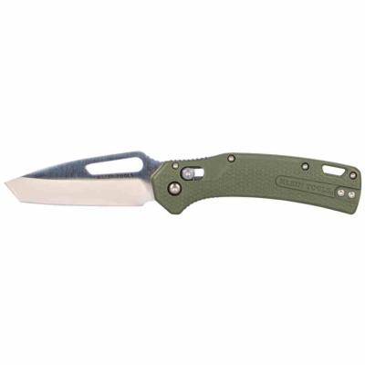 BFOGK001GNB Couteau BlackFire | Lame Acier D2 Satin Tanto | Manche Nylon Green | Pivot Lock | Livraison Gratuite