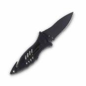 BH15M311BK — Couteau Blackhawk CQD Large Button Lock Lame Acier D2 Partiellement Serré Manche Nylon Livraison Gratuite