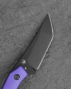 BTKFK06C Couteau Bestech Knives Step Lame D2 Acier black PVD Tanto Manche G-10 Purple Etui Kydex - Livraison Gratuite