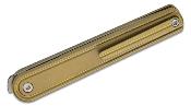 BTKT2502B  Bestech Ink – Couteau Pliant Gentleman Front Flipper | Lame Drop Point MagnaCut | Manche Titane Bronze - Livraison Gratuite