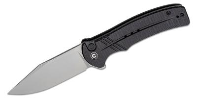 CIVC20038D7 Couteau CIVIVI Cogent Micarta Black Lame Acier 14C28N IKBS - Livraison Gratuite