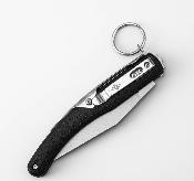 DGR2403BKSW Couteau DAGGERR Peremen Saigak Lame Acier 8Cr14MoV Stonewash Manche FRN Noir Ring Lock - Livraison Gratuite