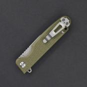DGRLPMOLSW Daggerr Leprechaun – Couteau Pliant Liner Lock | Lame Drop Point 8Cr14MoV Stonewash | Manche FRN OD Green - Livraison Gratuite
