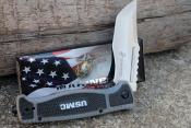 USMA3005GY Lot de 2 Couteau Semi-Automatique USMC Marines A/O Lame Tanto Acier 3Cr13 - Livraison Gratuite