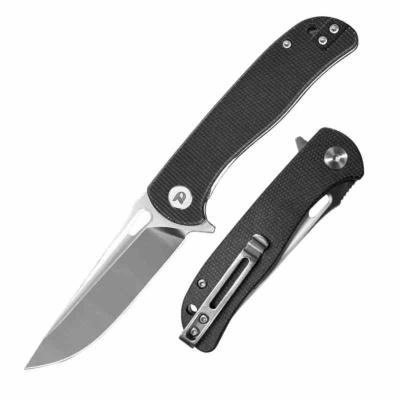 DTK3395GB Dreamtech Tanto – Couteau Pliant Lame Acier D2 Linerlock Manche Black G10 – Livraison Gratuite
