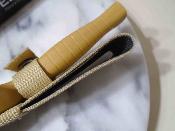 Lot de 3 EE20097DT Dague Elitedge Desert Tan | Lame Double Edge Acier 420C | Manche FRN - Housse nylon - Livraison Gratuite - 