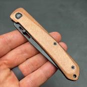 G4057 Gerber Affinity – Couteau Pliant Lame Acier D2 Drop Point Black, Manche Cuivre/Acier, Frame Lock – Livraison Gratuite