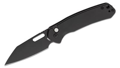 J1925ABST Couteau CJRB Pyrite Wharncliffe Lame Acier AR-RPM9 Button Lock IKBS - Livraison Gratuite