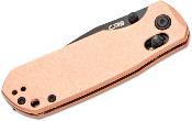J1954CO Couteau CJRB Maximal Lame Drop Point Acier AR-RPM9 Manche Cuivre Sécurité Crossbar Lock - Livraison Gratuite