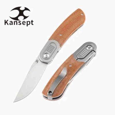 K2025A7 Couteau Kansept Reverie Brown Lame Acier S35VN IKBS - Livraison Gratuite