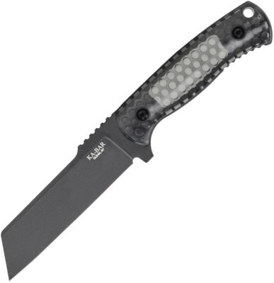 KA7701 KA-BAR Les George Cool Name USA – Couteau Fixe Lame 1095 Sheepsfoot | Manche Polycarbonate Etui - Livraison Gratuite