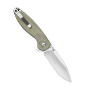 KIV3613C2 Couteau Kizer Cozy Green Micarta Lame Acier 154CM - Livraison Gratuite