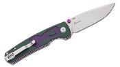 KIV3633C1 Couteau Kizer Fighter Cancer Lame Clip Point Acier 154CM IKBS - Livraison Gratuite