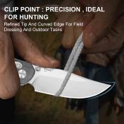 KIV3780A3 Couteau Kizer Phoca CC | Lame Clip Point Acier AEB-L | Clutch Lock | Manche Black Norplex UltreX – Livraison Gratuite 