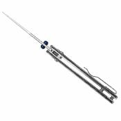 KIV3802CDA1 Couteau Kizer Outposter Lame Acier Nitro-V Drop Point Manche Plaquettes Norplex UltreX  Black Clutch Lock | Livraison Gratuite