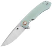 KKNJ146JD Couteau Pliant Klaken Ridge Lame Acier D2 Manche G10 Jade Linerlock Flipper - Livraison Gratuite