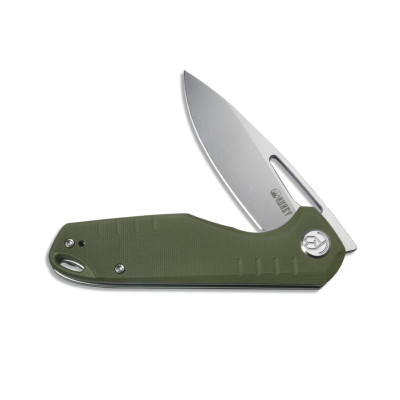 KUB324D Kubey Doris Green G10 Handle Stonewash D2 Blade IKBS Linerlock Clip - Livraison Gratuite