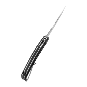 KUB346A Couteau Kubey Wave Crest – Couteau Pliant Pikal | Lame Satin Acier 14C28N | Manche G10 Noir Roulements Billes - Livraison Gratuite