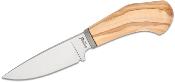 LSTWL1UL Couteau LionSteel Willy Bois d'Olivier Lame Acier M390 Etui Cuir Made Italy - Livraison Gratuite