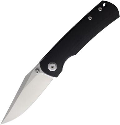 MBKMOGBK Monterey Bay Knives Mini Old Guard Black – Couteau EDC Clip Point Lame Sandvik 14C28N G-10 Liner Lock - Livraison Gratuite