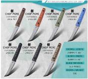 NMB2416BL North Mountain Blade Chop Mini | Lame Acier SLD-MAGIC | Manche G10 Blue | Étui Kydex - Livraison Gratuite