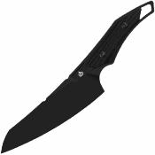 QS172A2 Couteau QSP T-Cook | Lame Acier Nitro-V Black | Manche G10 Noir | Housse Kydex | Livraison Gratuite