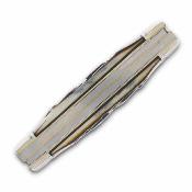 RR2531 — Couteau Rough Rider Capitol Intern Lame Acier Damas Spear et Wharncliffe Manche Os Jiggé Cannelle - Livraison Gratuite