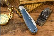 RRR011 Couteau Rough Ryder Reserve Heavy Trapper Denim Micarta Lames Acier D2 - Livraison Gratuite