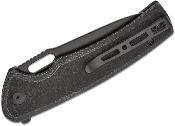 S200653 Couteau Sencut Vesperon Black Lame Acier 9Cr18MoV Black IKBS - Livraison Gratuite