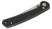 S250072 Sencut Skelfin Black | Lame Clip Point Acier 9Cr18MoV Manche G10 | Button Lock | Roulement Céramique - Livraison Gratuite