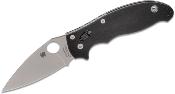 Couteau SPYDERCO MANIX 2 Acier CPM-S30V Spyderco Made in USA Plain Edge SC101GP2 - Free Shipping