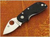 COUTEAU Spyderco Chicago G-10 Acier CTS-BD1 Plaquettes G10 SC130GP Couteau cran d'arrêt - LIVRAISON GRATUITE