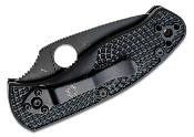 SC136PSBBK Couteau Spyderco Persistence Lightweight Black Serr Lame Acier 8CR13MoV - Livraison Gratuite