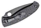 SC142PBBK Couteau Spyderco Resilience Plain Edge Lame Acier 8Cr13MoV Black - Livraison Gratuite