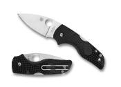 SC230PBK Spyderco Lil' Native Lightweight – Couteau Pliant Compact, Lame CTS BD1N Manche FRN Noir Lockback USA - Livraison Gratuite