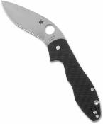 SC276GP Spyderco Retract – Couteau pliant Linerlock Lame Acier 9Cr18MoV Satin Manche Black G10 - Livraison Gratuite