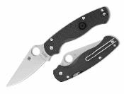 SC81PBK2 Spyderco Para Military 2 Lightweight – Couteau Compression Lock Lame Acier CTS-BD1N Manche Black FRN USA - Livraison Gratuite