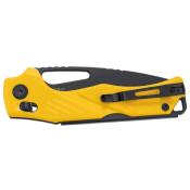 SRM239XGY Couteau SRM Mirage 239X-GY Drop Point Acier 14C28N Manche G10 Jaune Sécurité - Crossbar Lock  Livraison Gratuite