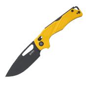 SRM239XGY Couteau SRM Mirage 239X-GY Drop Point Acier 14C28N Manche G10 Jaune Sécurité - Crossbar Lock  Livraison Gratuite